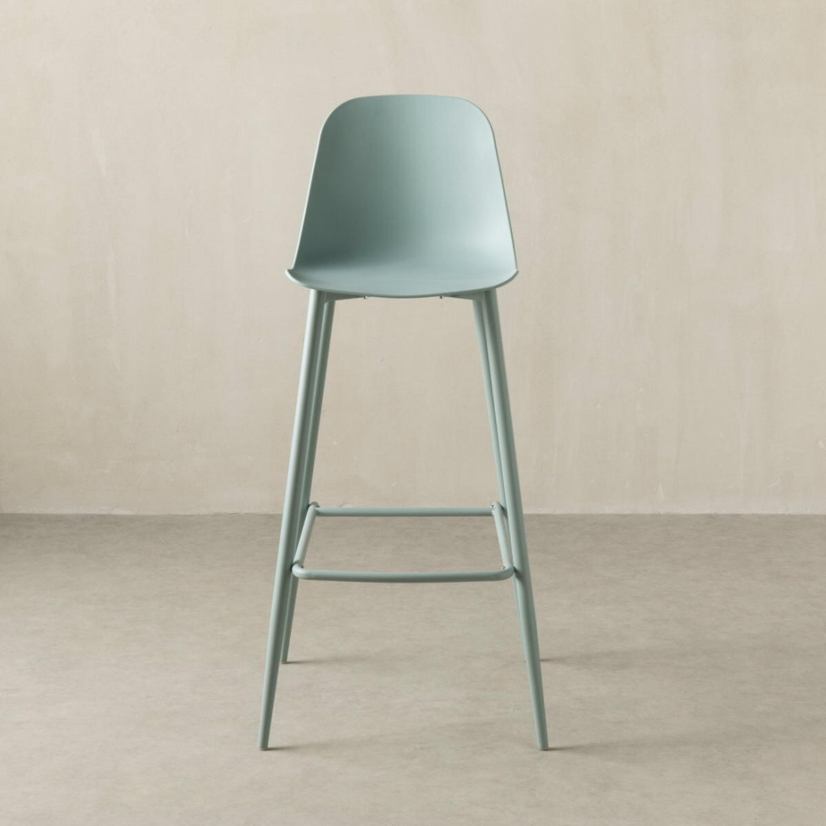 BARHOCKER Lein Grün 49.5 cm x 101.5 cm - Grün, Kunststoff (49/101/48cm) - Kenay Home