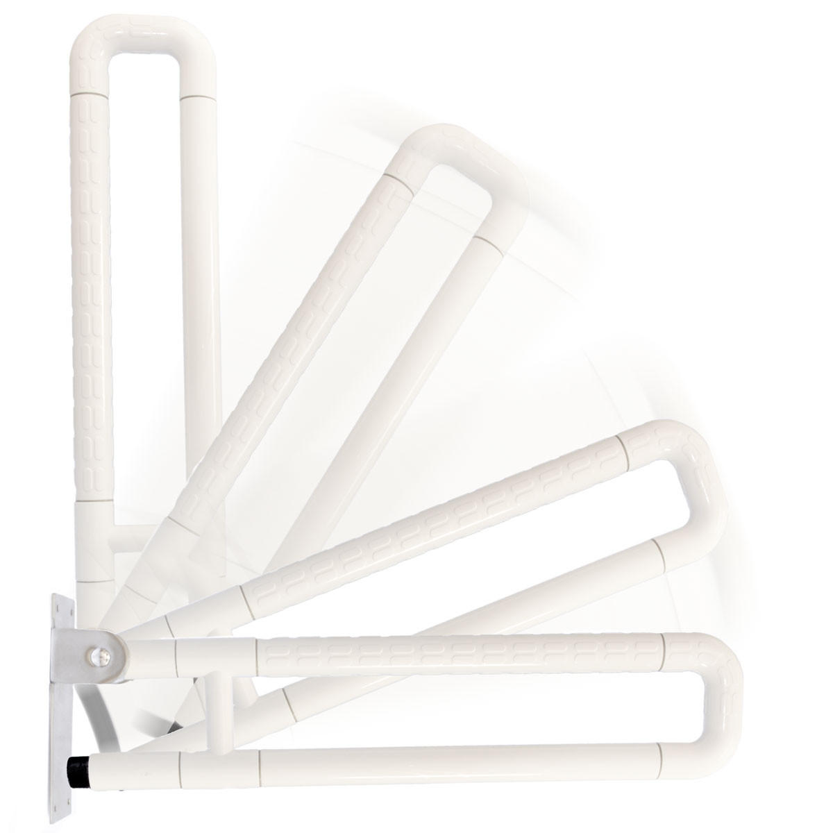 WC-HALTEGRIFF 60x20 cm Weiß - Weiß, Metall (20/3.5/60cm) - eyepower