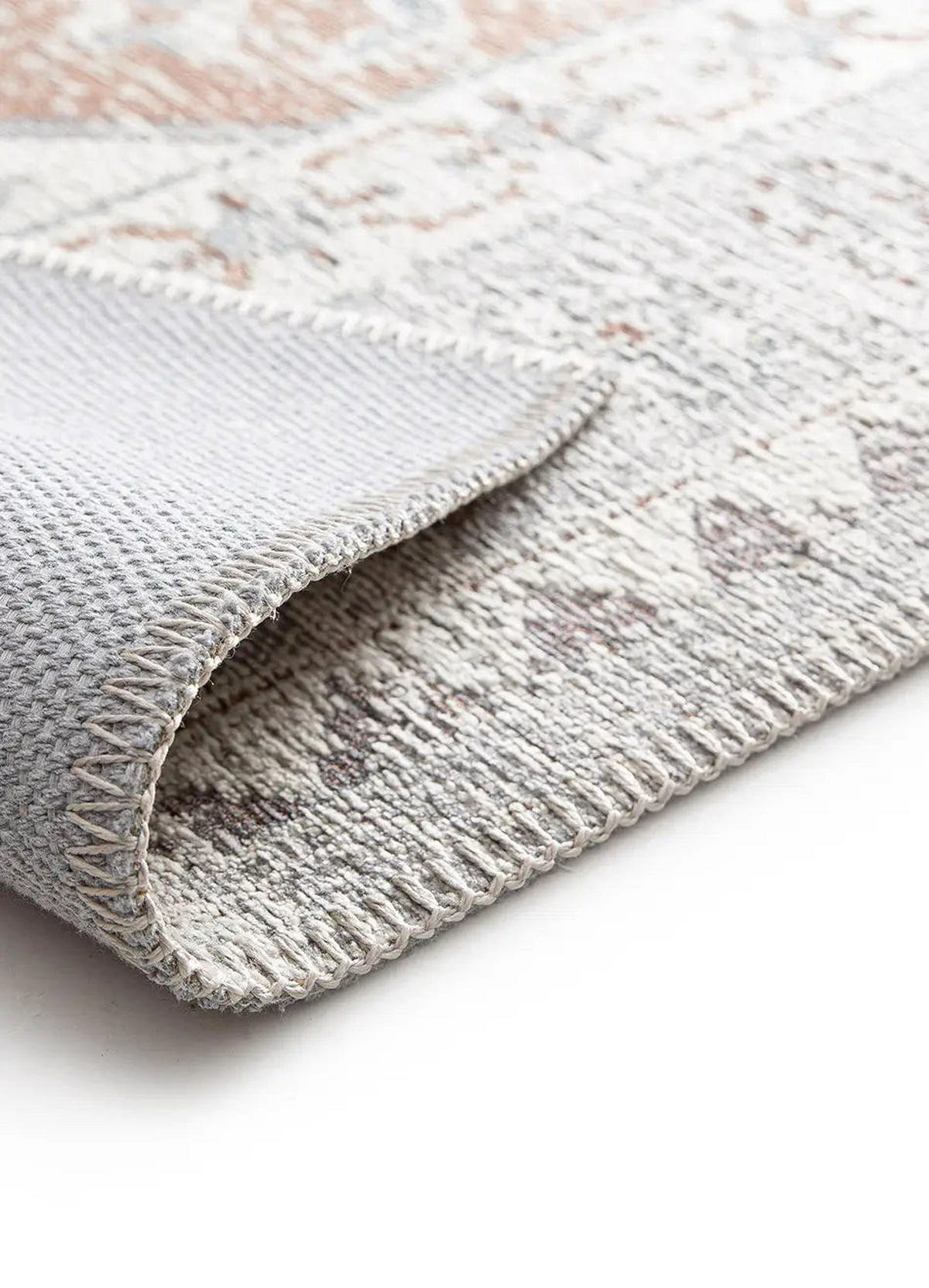 IN- & OUTDOOR-TEPPICH Grau / Kupfer Lua 120/170 cm - Grau/Kupferfarben, Textil (120/170cm) - Atticgo