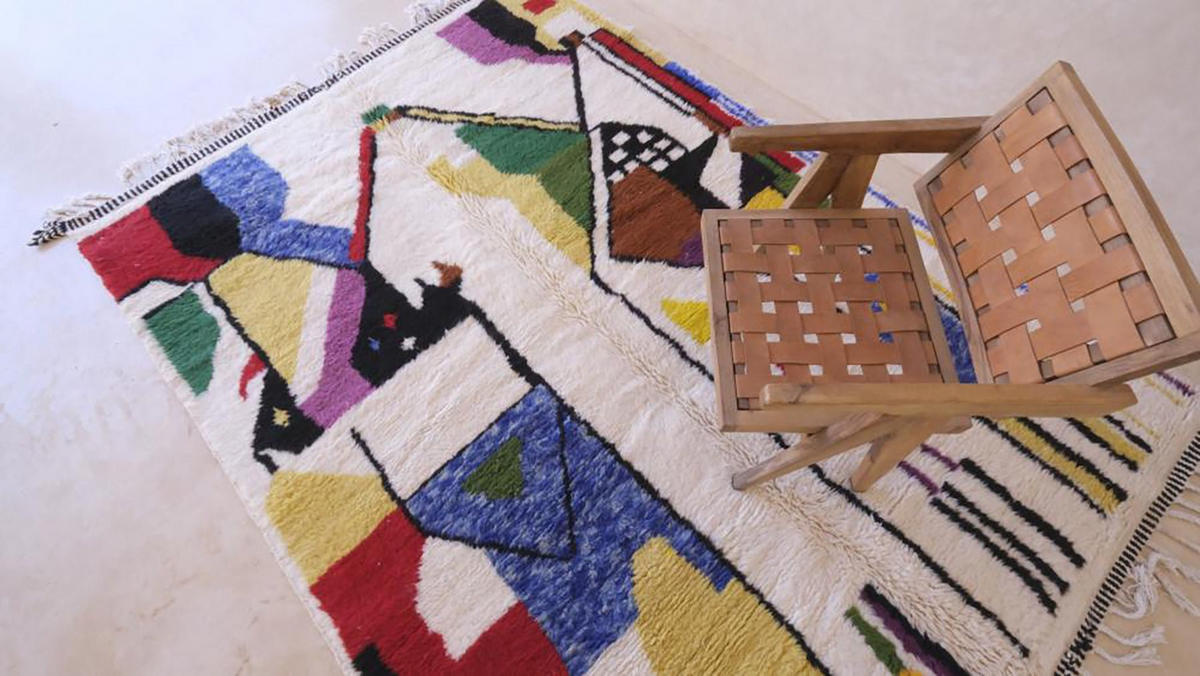 BERBERTEPPICH aus reiner Wolle 203x 289 cm - Multicolor, Naturmaterialien (203/289cm) - AFK Living