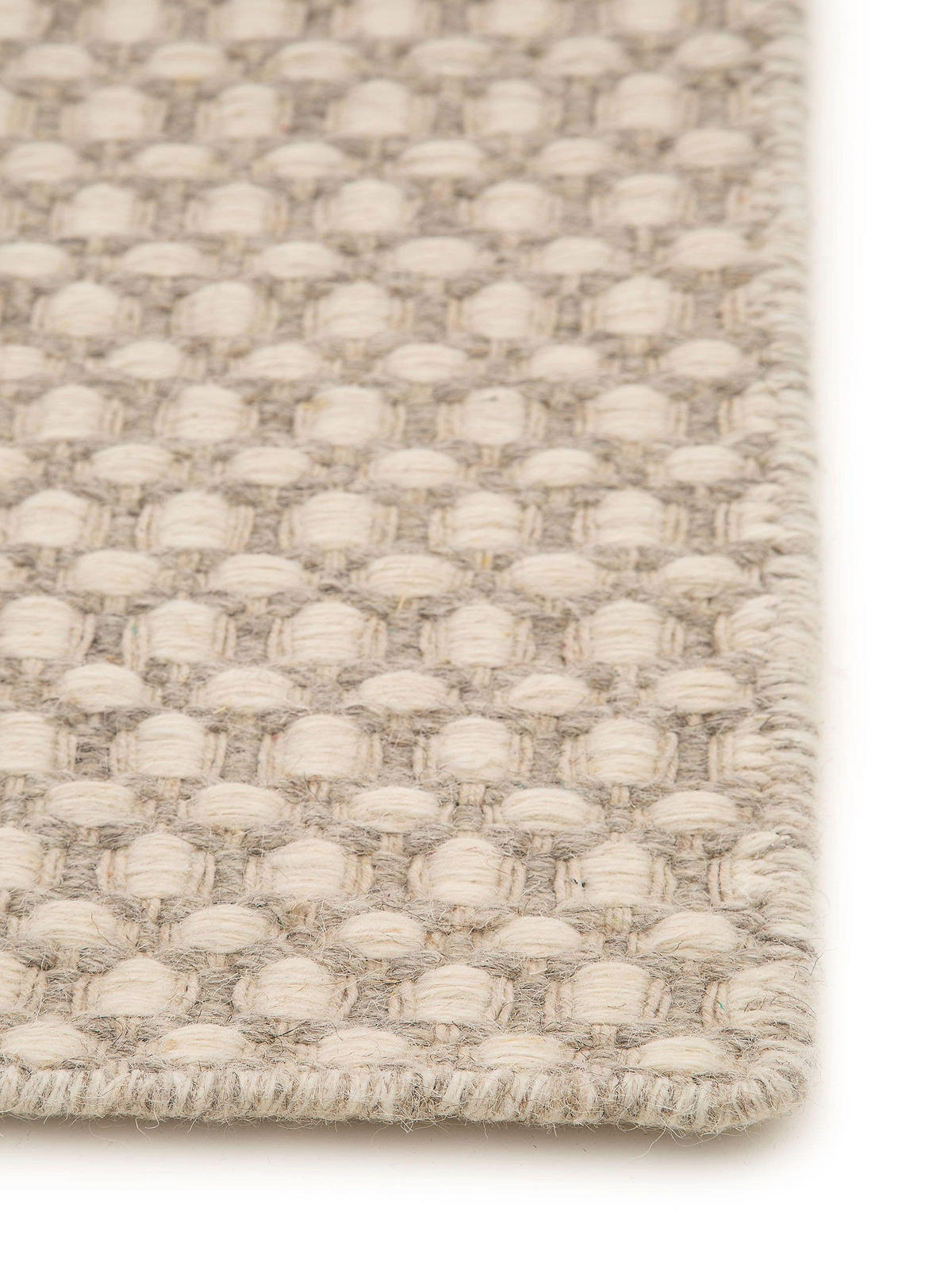 WOLLTEPPICH-LÄUFER Hector Beige 70x200 cm - Beige, Textil (70/200cm) - benuta Finest