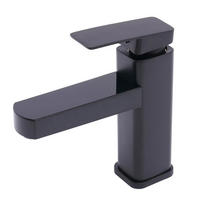 WASCHTISCHARMATUR digitaler kurzer Schwarz - Schwarz, Metall (10.5/17.5/9.5cm) - Kaket