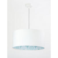 HÄNGELEUCHTE Blau 40/20 cm - Blau/Weiß, Kunststoff (40/0.6/20cm) - ONZENO