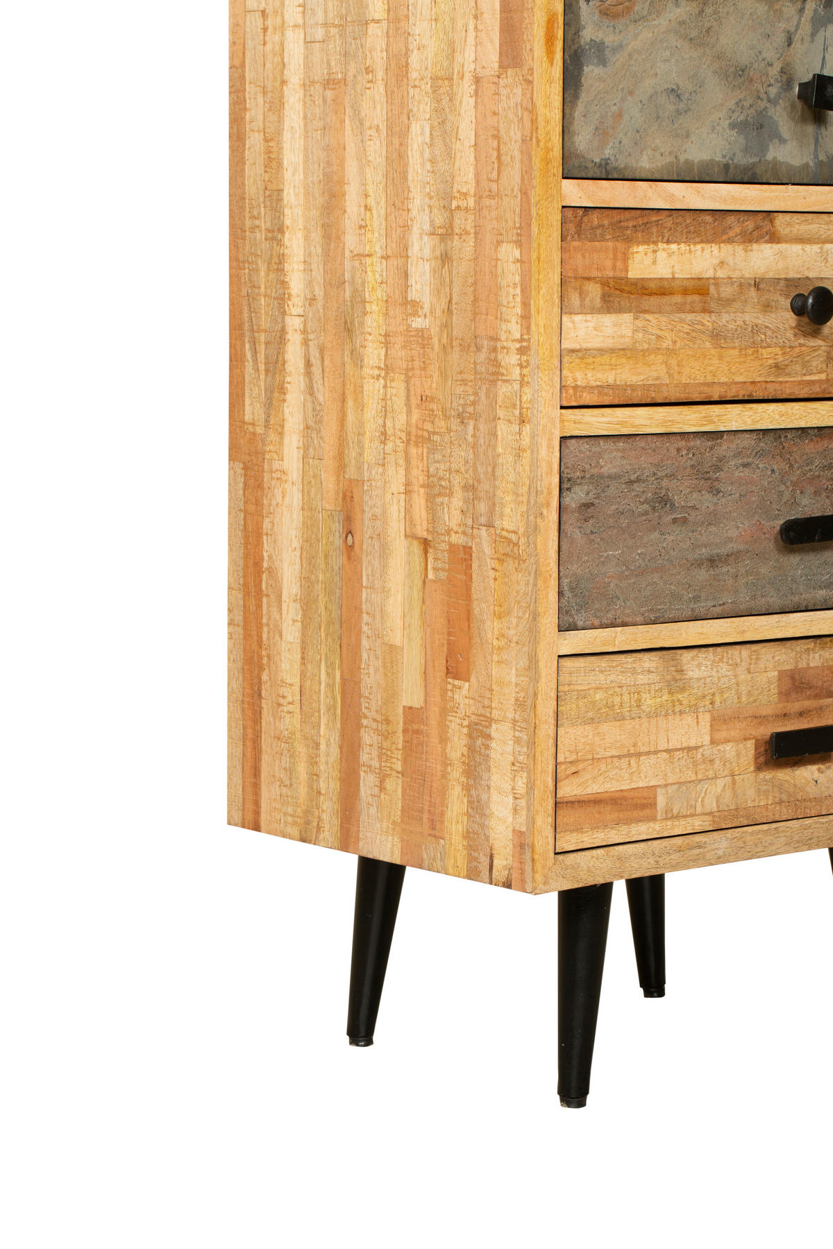 KOMMODE Kjell Teak Braun 112x35x50cm - Braun, Holz (50/112/35cm) - DELUKE