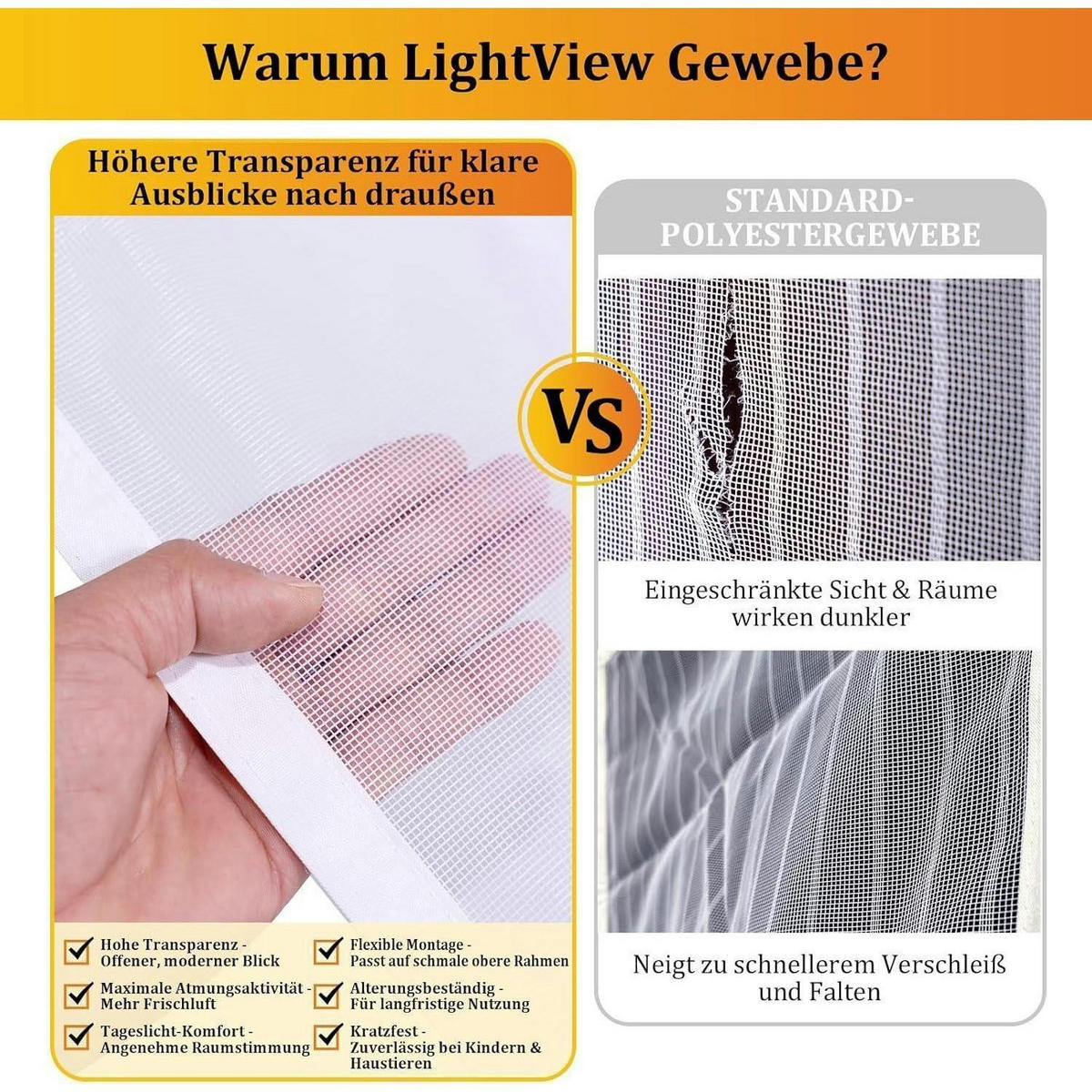 FLIEGENGITTER Tür mit kleinen Magneten, weiß - Weiß, Textil (140/240/1cm)