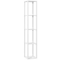 STEHLAMPE MDF Kunststoff Weiß - Weiß, Holzwerkstoff (29/29/163cm) - HOMCOM