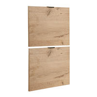 REGALEINSATZ Die Aufgeräumten - Eichefarben/Anthrazit, Holzwerkstoff (41/68/2cm) - Mokebo