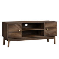 SIDEBOARD Holzdekor mit Türen und Schubladen - Braun, Holzwerkstoff (110/48/40cm) - Urban Meuble
