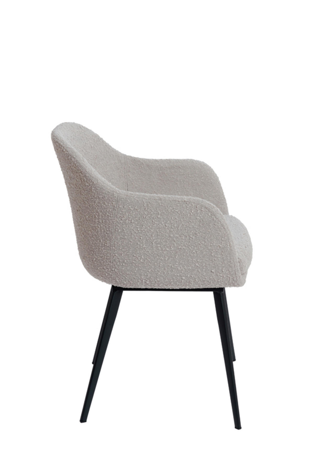 ESSZIMMERSTUHL Leone Braun 59/58,5/82 cm - Beige, Textil (58.5/82/59cm) - Light & Living