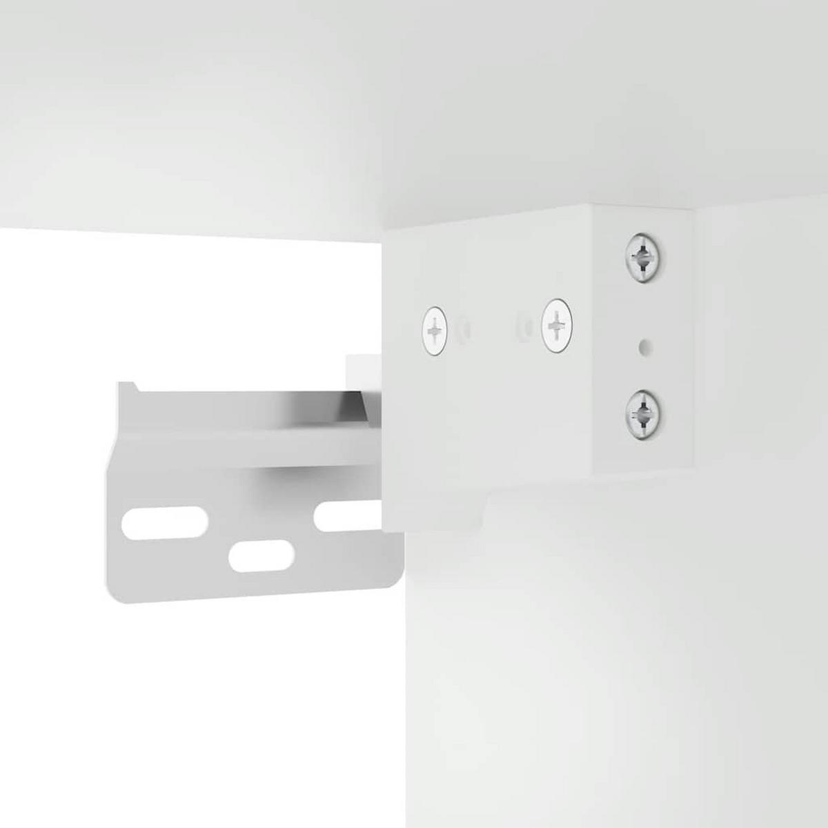 KÜCHEN-HÄNGESCHRANK Kalmar Weiss Holzwerkstoff - Weiß, Holzwerkstoff (31/60/60cm) - vidaXL