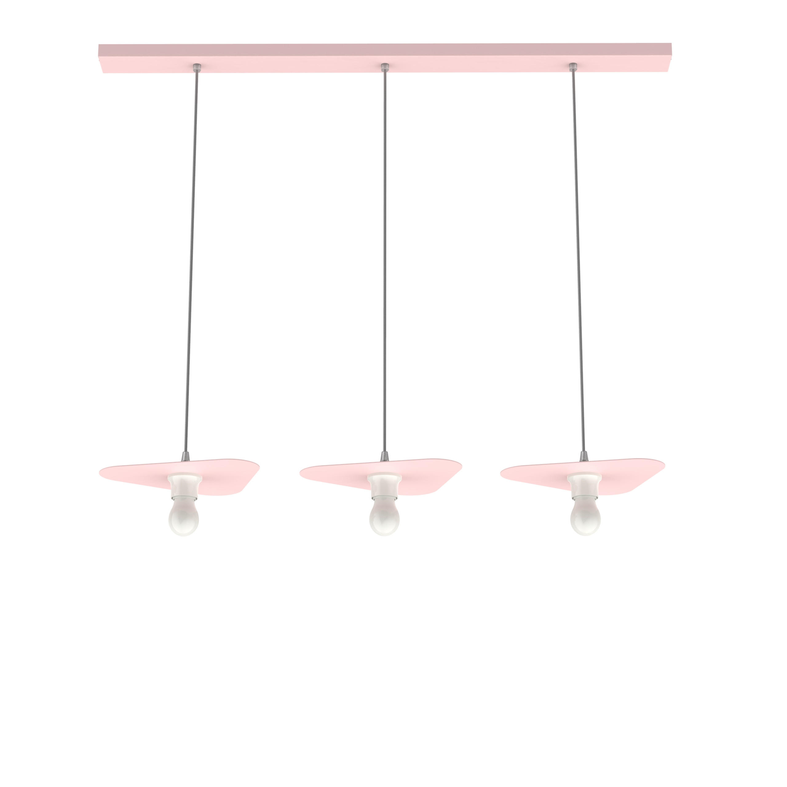 Lumicom Hängeleuchte Pink 30x7x25 cm