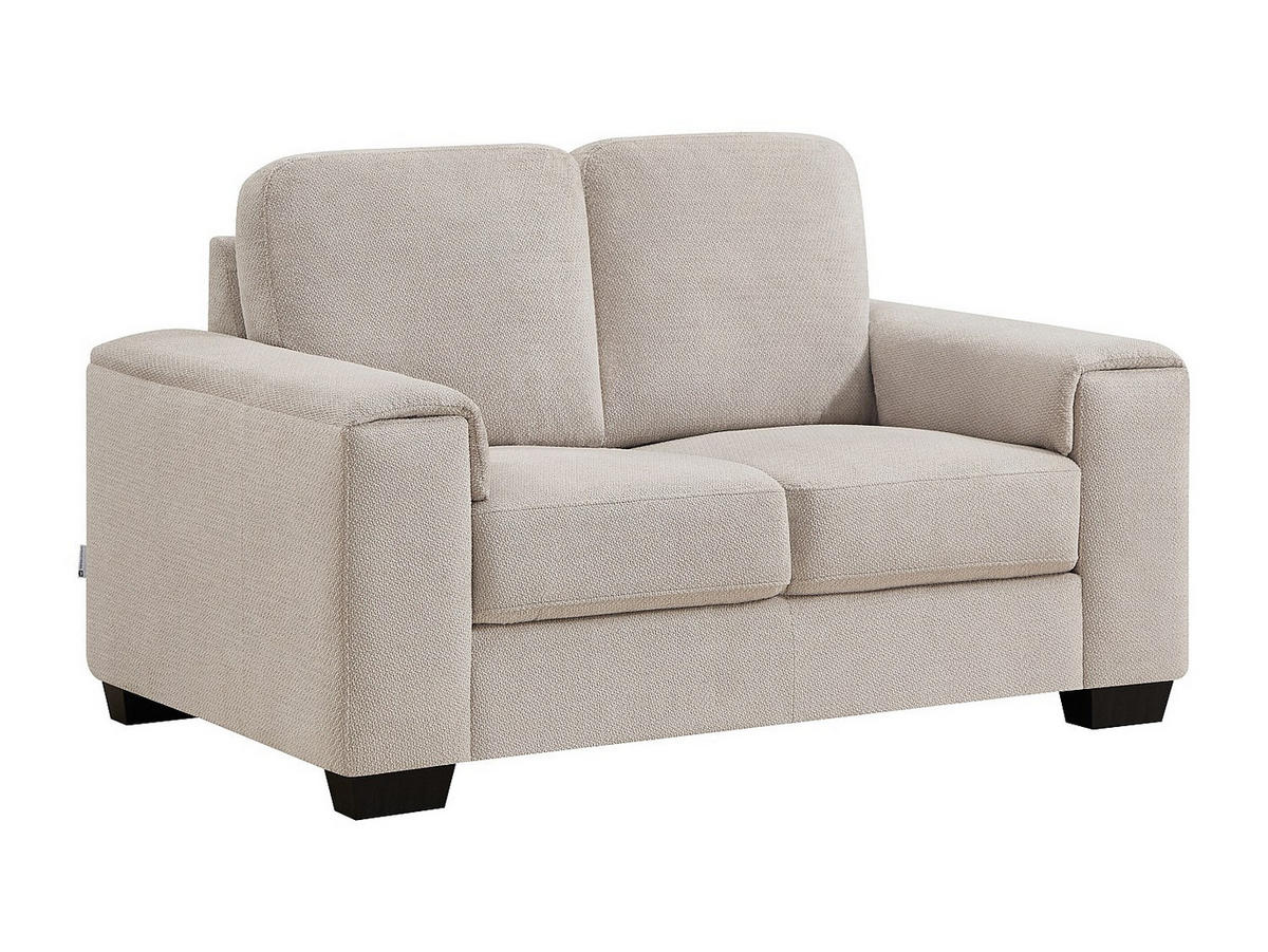 SOFA - 2 Personen - stoff - beige Embapo - Beige, Textil (147/85/88cm) - Vente-Unique
