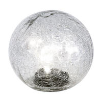 LED AUSSENLEUCHTE Kugellampe Klar Glas - Klar, Glas (15/15/15cm)