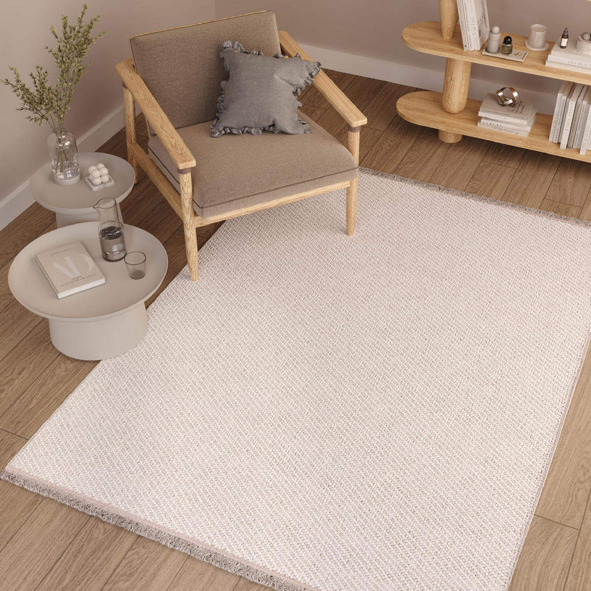 TEPPICH AGRA Beige 120/170 - Beige, Textil (120/170cm) - Tapiso
