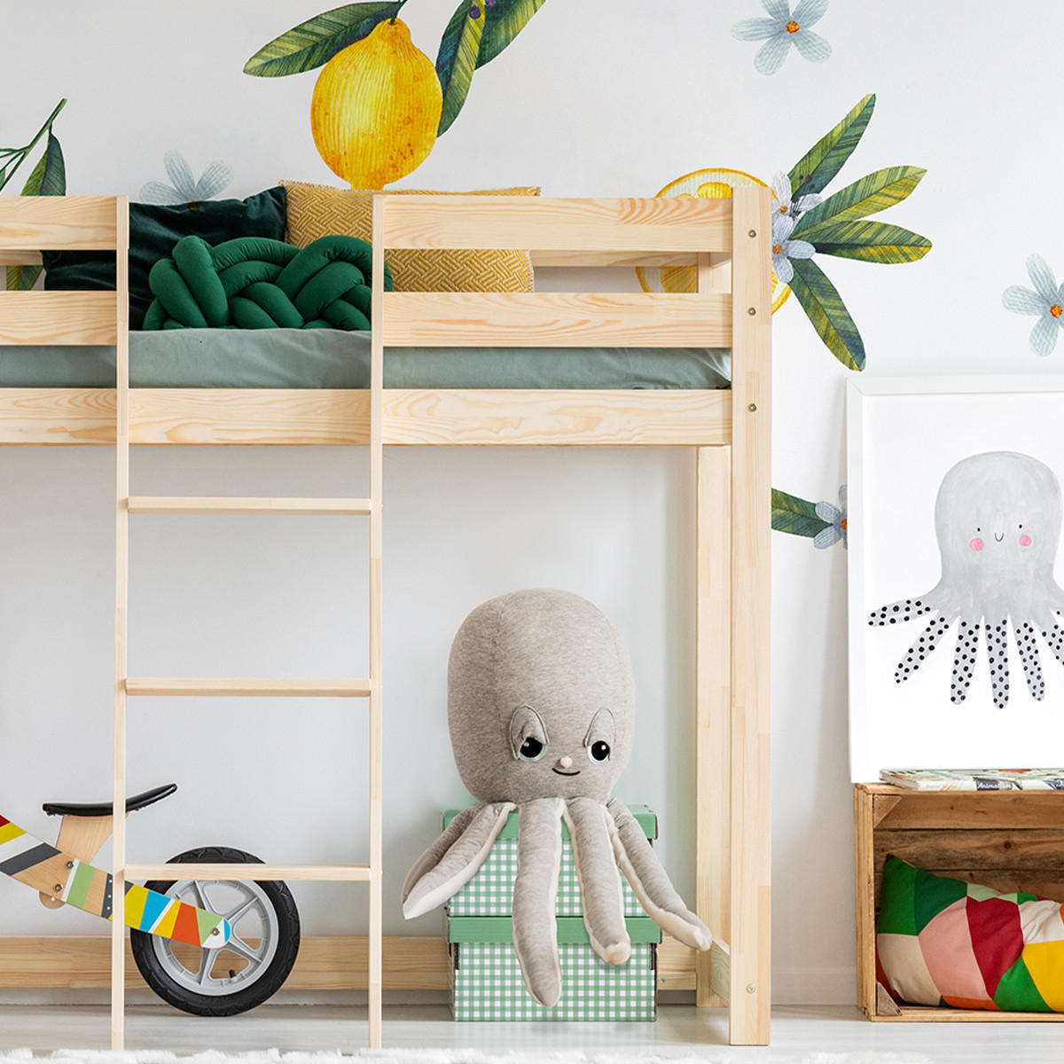 POSTEL 90/190 Mark Dřevo - hnědá, dřevo (90/190cm) - Petits-meubles