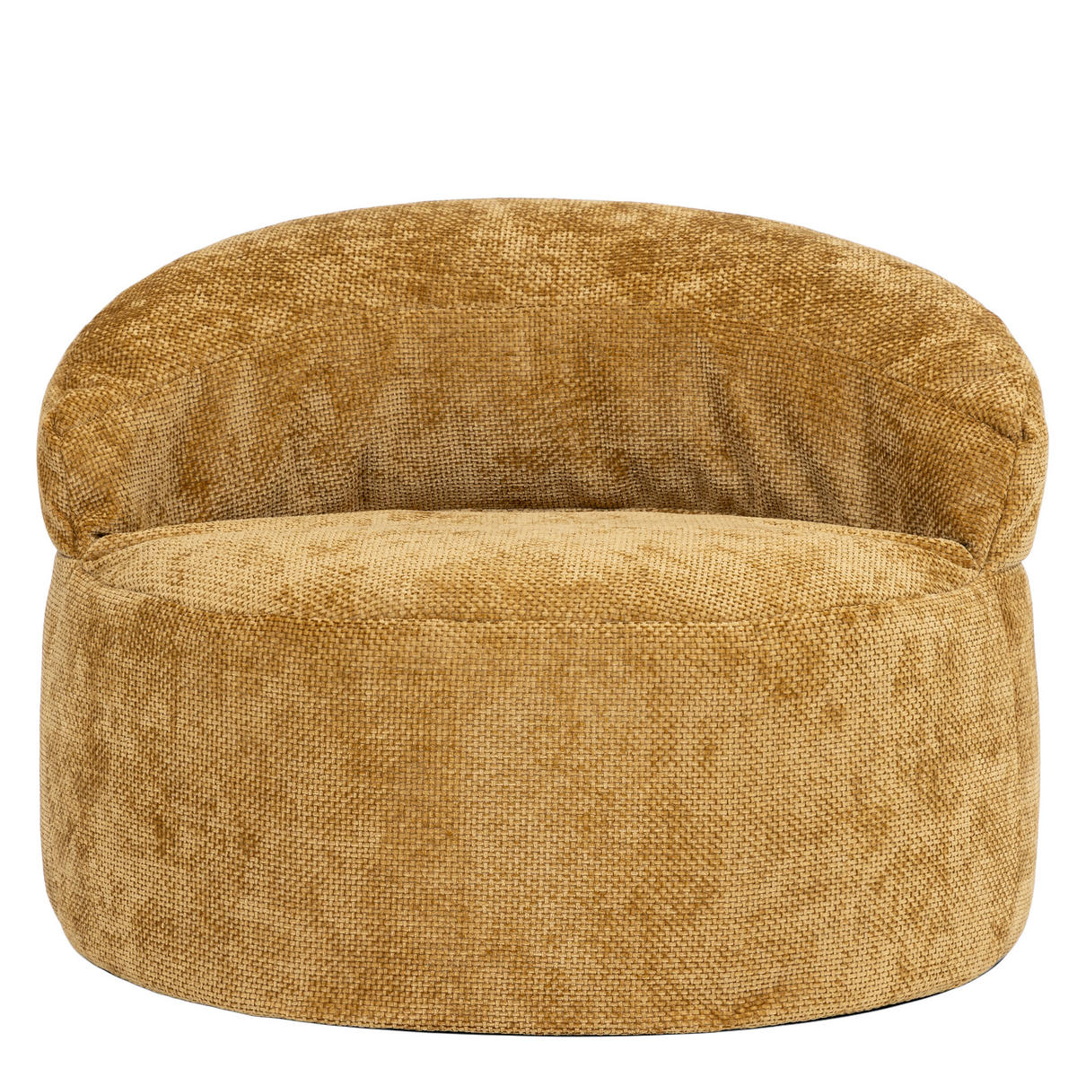 SITZSACK aus Chenille Orb - Gelb, Textil (86/61/86cm) - icon