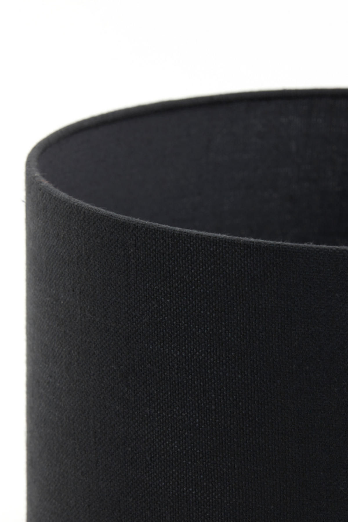 LAMPENSCHIRM Livigno Schwarz Ø30/21 cm - Schwarz, Textil (30/30/21cm) - Light & Living