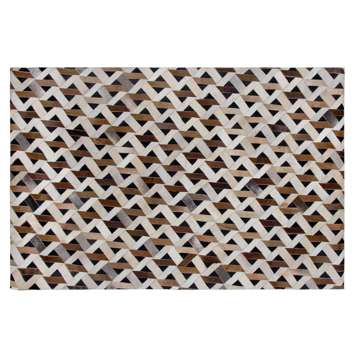 KURZFLOR-TEPPICH Tuglu 200/140 cm - Braun, Fell (140/200cm) - Beliani