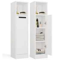 BADEZIMMERSCHRANK Iva - Weiß, Holzwerkstoff (25.5/102/24cm) - kommodly
