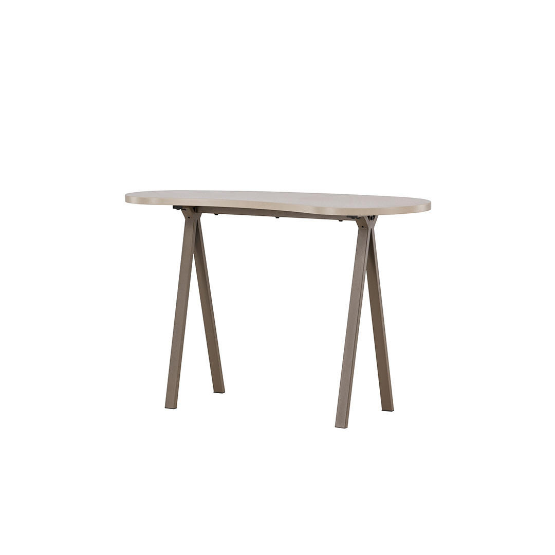 SCHREIBTISCH, Holmestrand, Beige, Stahl, 50 x 115 x 75 cm - Beige, Metall (115/50/75cm) - ebuy24
