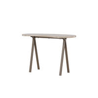 SCHREIBTISCH, Holmestrand, Beige, Stahl, 50 x 115 x 75 cm - Beige, Metall (115/50/75cm) - ebuy24