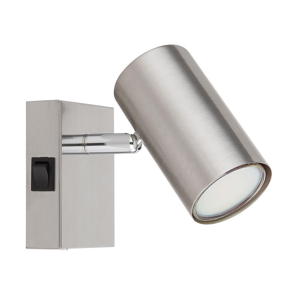 LED WANDLEUCHTE Robby Metall Silber - Silberfarben, Metall (7/10/12cm) - Globo Lighting