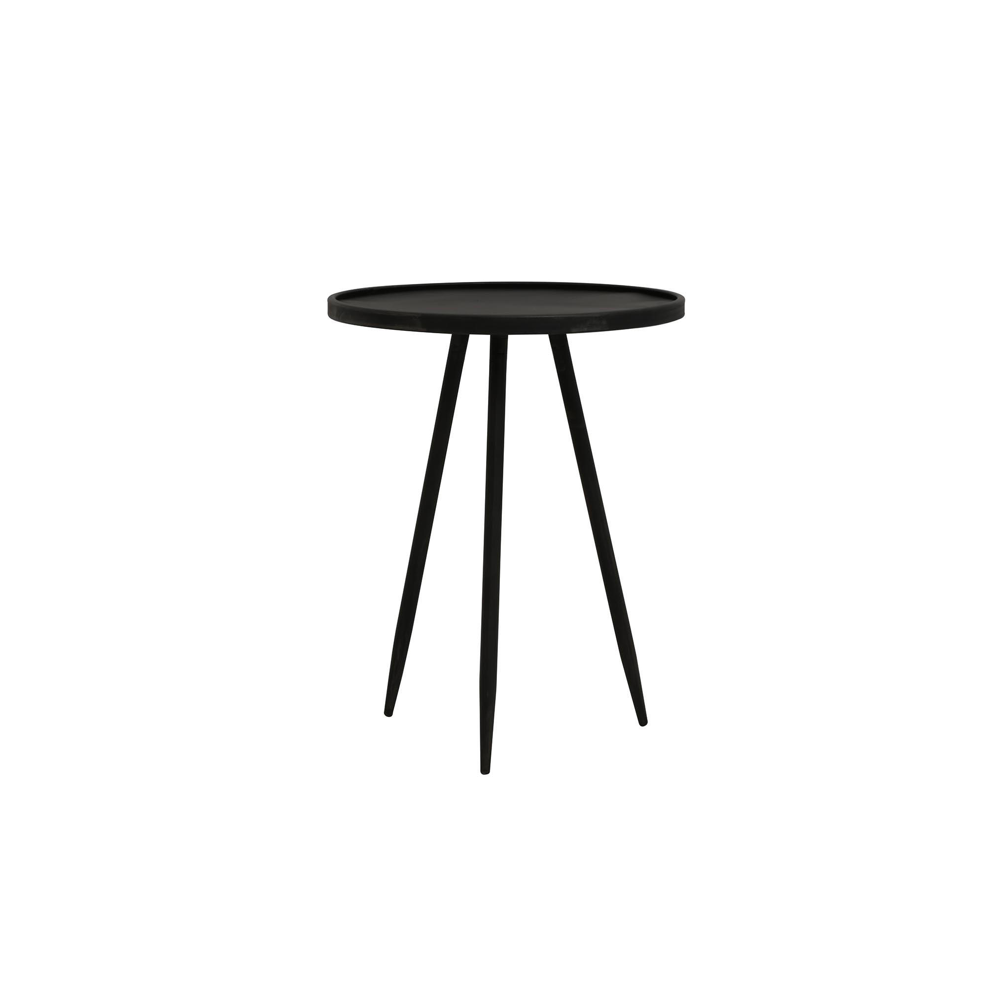 BEISTELLTISCH ENVIRA Grau 39.5/39.5/50.5 cm - Grau, Metall (39.5/39.5/50.5cm) - Light & Living
