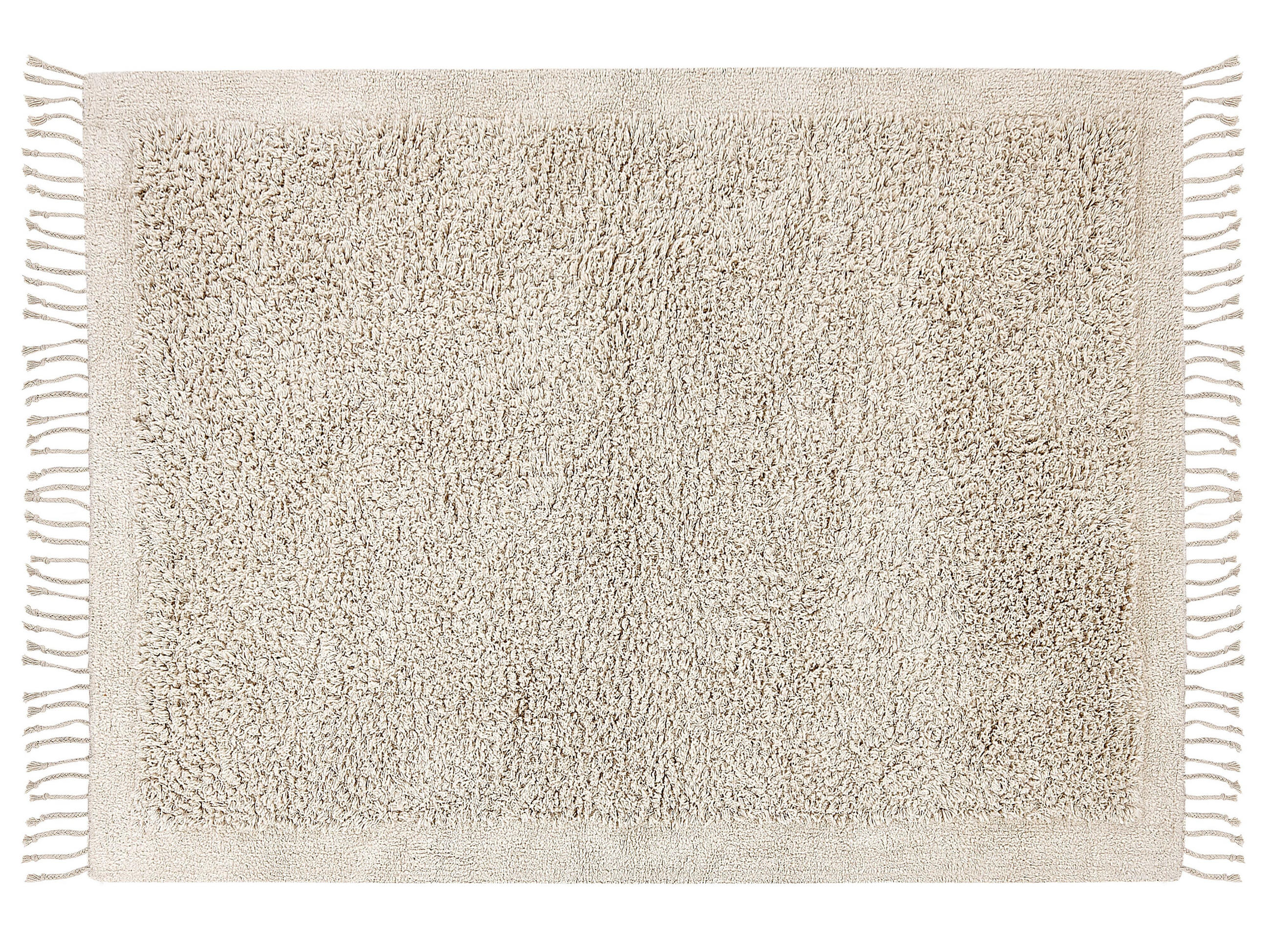 SHAGGY-TEPPICH Bitlis 200/140 cm - Beige, Textil (140/200cm) - Beliani