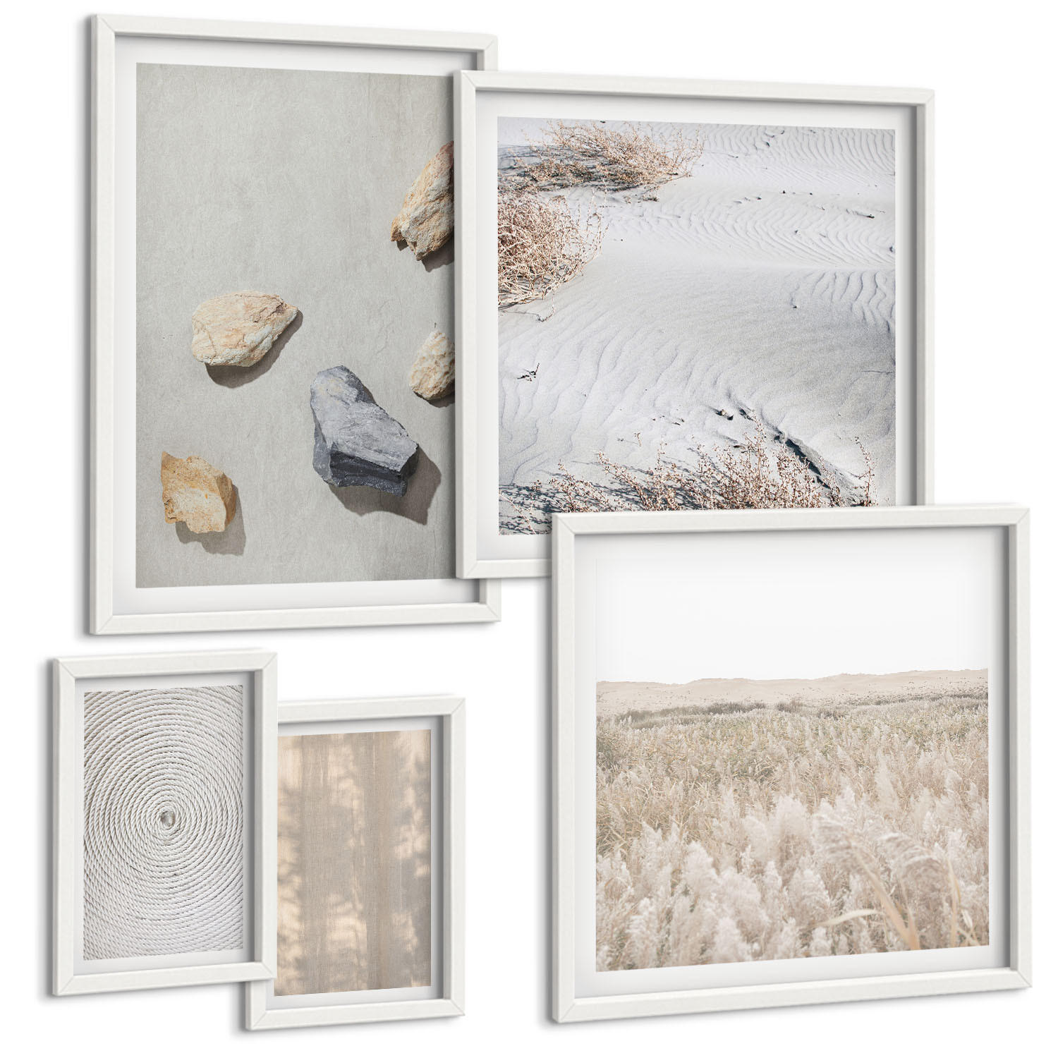 Tulup Bilder Weiß 40x60 cm
