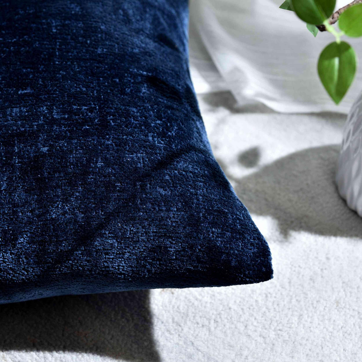 DEKOKISSEN »Nürnberg« HxB 45x45 cm Blau - Blau, Textil (45/45cm) - Gardinenbox