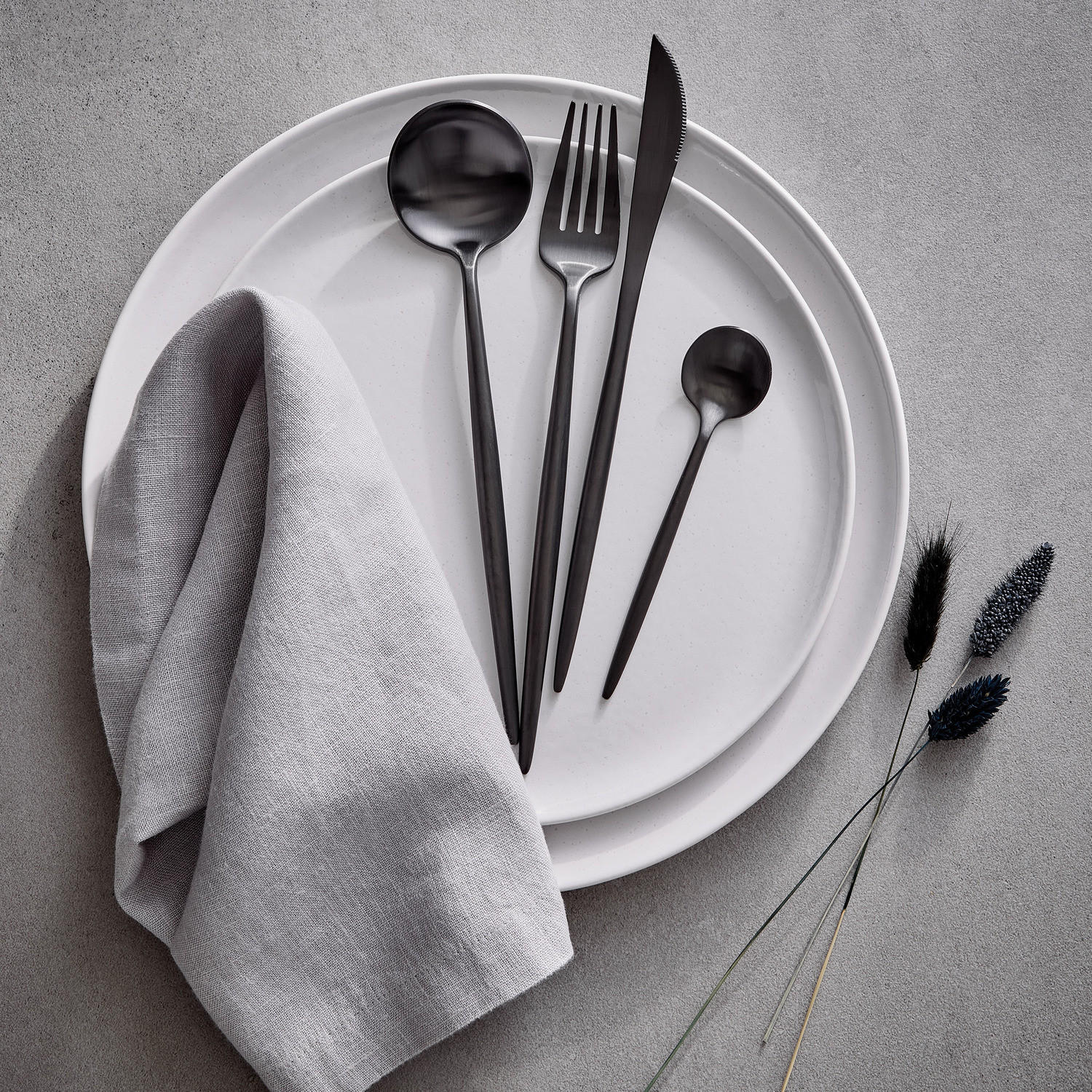 Thumbnail - Butlers Besteck-Set, Schwarz, Metall, Essen & Trinken, Besteck, Besteck-Sets