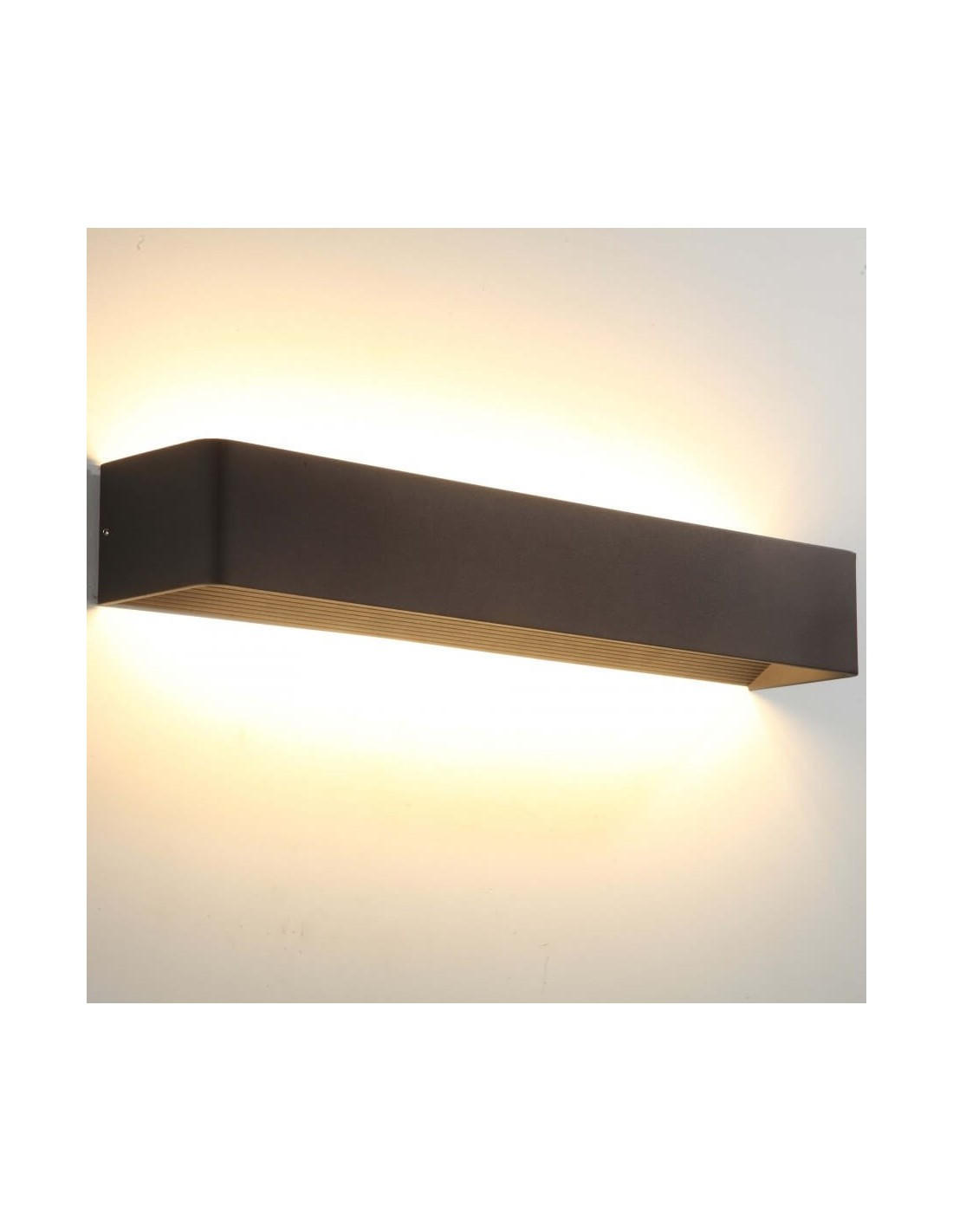 WANDLEUCHTE Quadra, Schwarz, 53cm - Schwarz, Metall (10/8/53cm) - KOSILUM