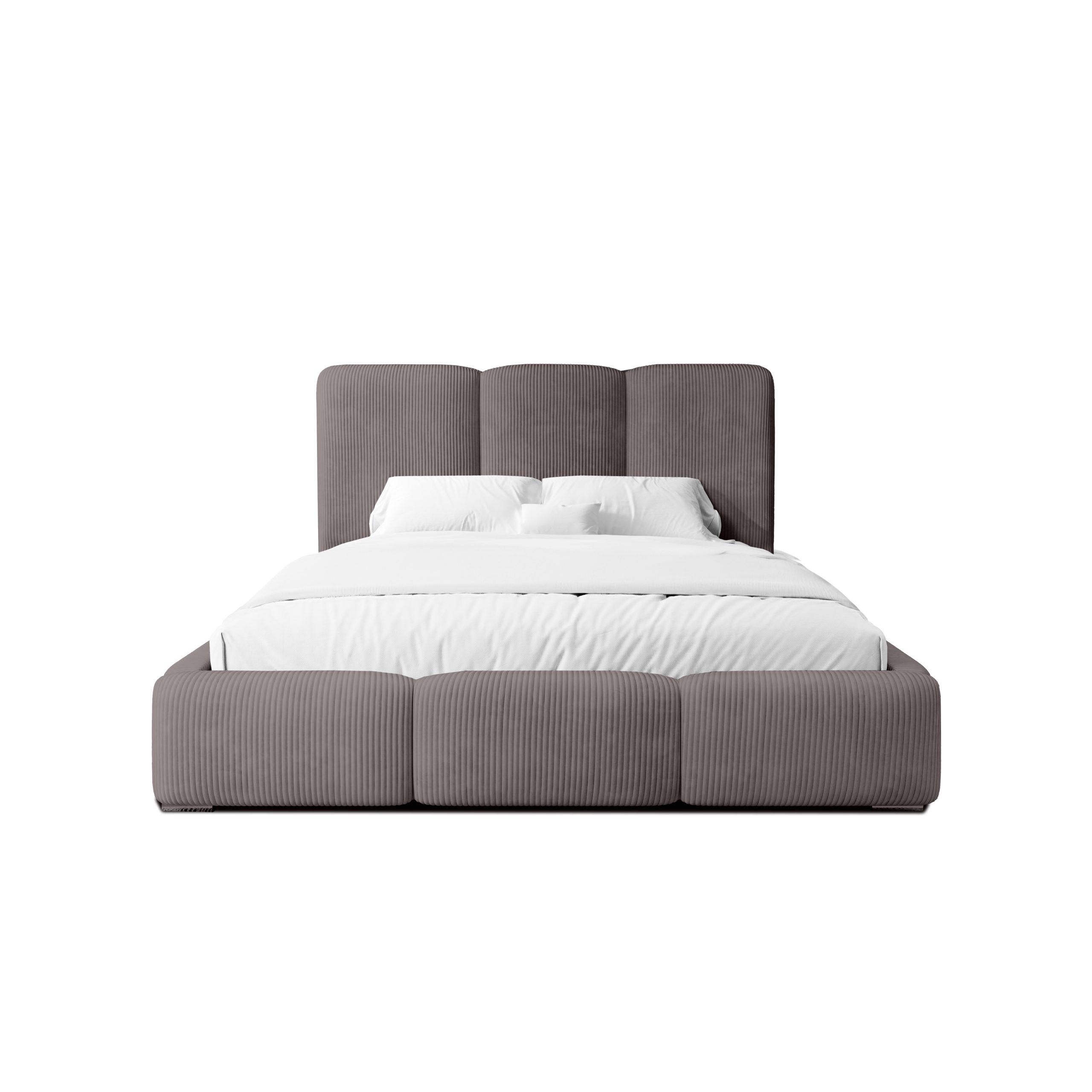POLSTERBETT Doppelbett Walmer 160x200 cm Cappuccino - Hellbraun, Textil (160/200cm) - Fedve