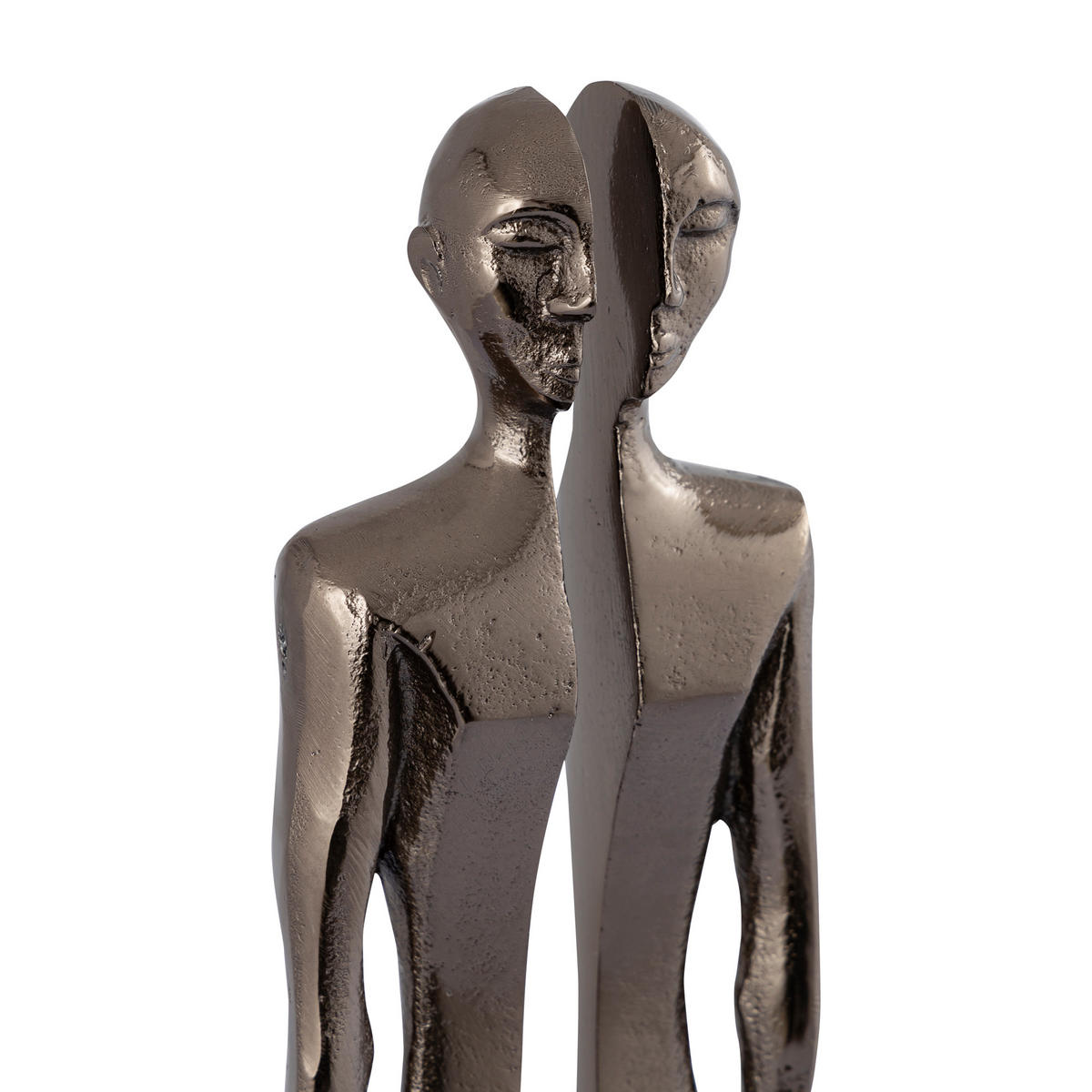 SKULPTUR Ilsee Silber 18/18/62cm - Silberfarben, Metall (18/62/18cm) - PTMD Collection