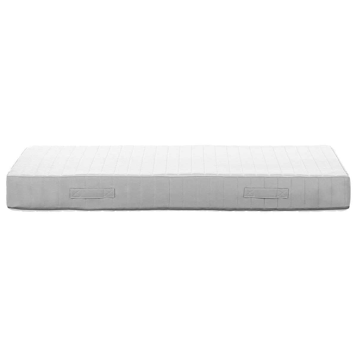 TASCHENFEDERKERNMATRATZE H2/3 Mittel 90/200 cm Roomy - Weiß, Textil (90/200cm) - Beliani