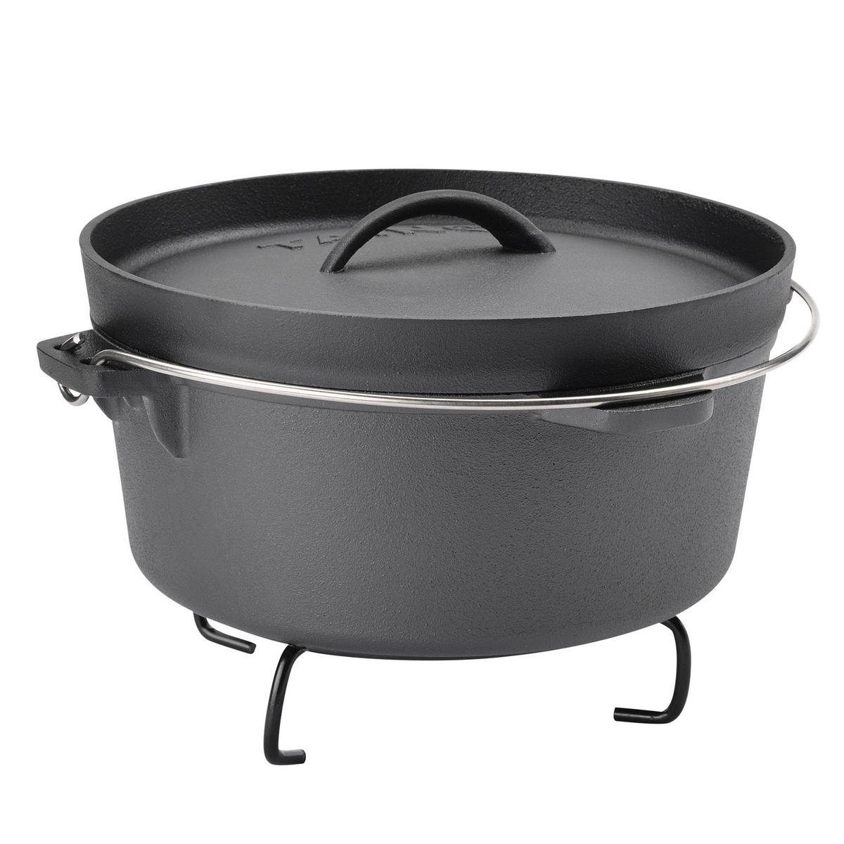 DUTCH OVEN 4L - Schwarz, Metall (24cm) - TAINO