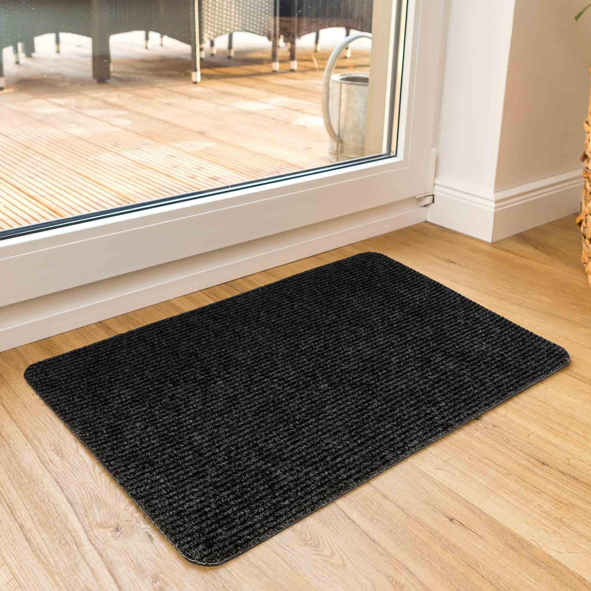 SCHMUTZFANGMATTE INNEN ECO RIPS - Anthrazit, Textil (40/60cm) - Astra