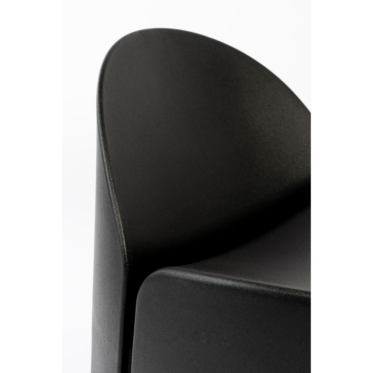 SESSEL Bloom Schwarz/Schwarz - Schwarz, Kunststoff (69/70/72cm) - Zuiver