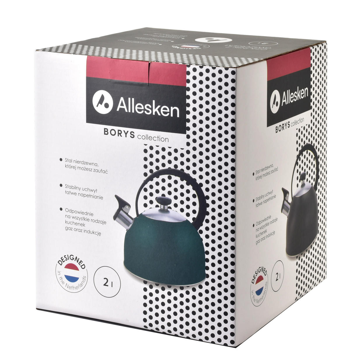 WASSERKESSEL 2,0L Borys - Silberfarben, Metall (21.5cm) - Mondex
