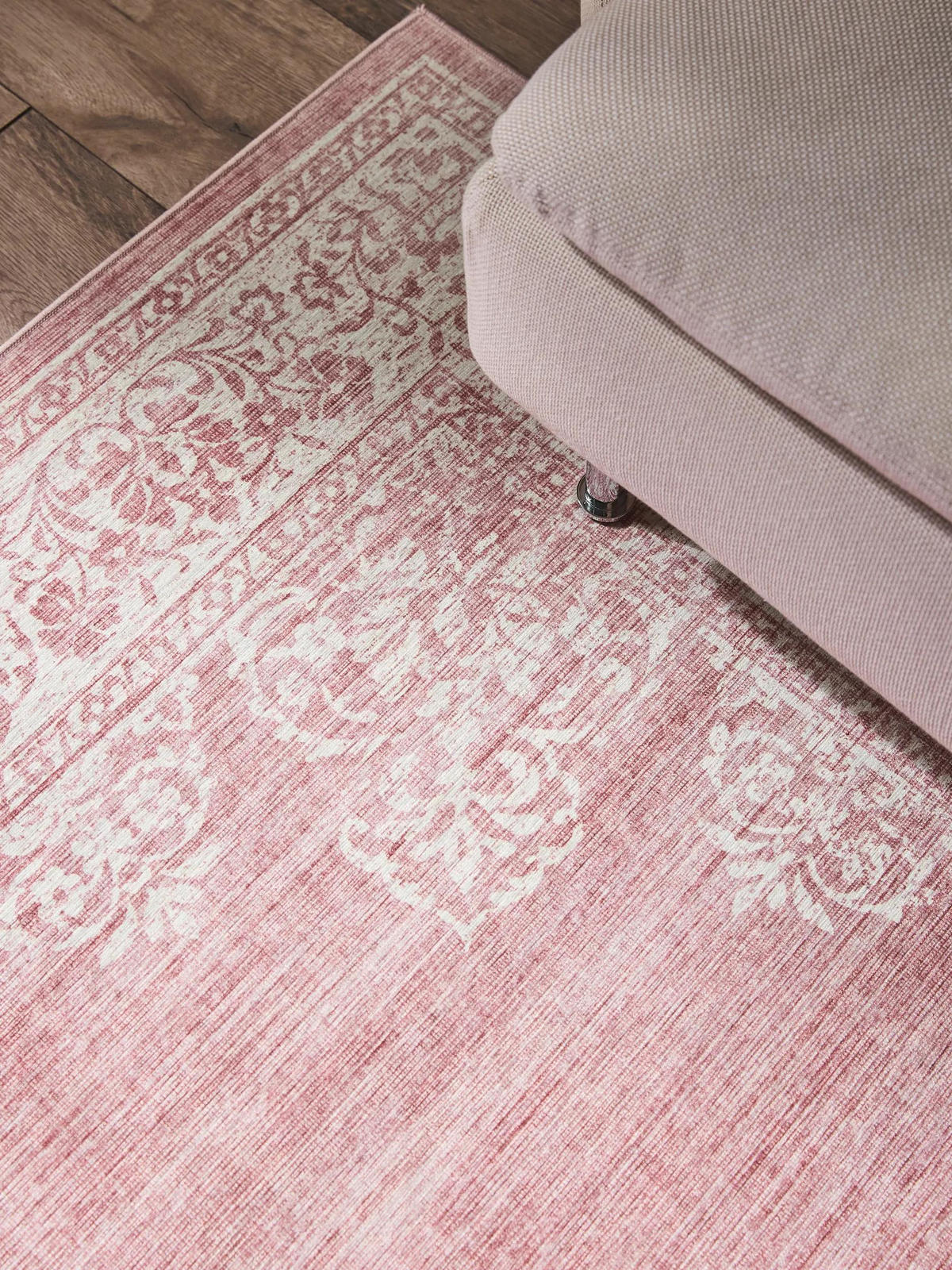 PRATELNÝ koberec Laury Růžová 120x170 cm - růžová, textil/umělá hmota (120/170cm) - benuta Pop