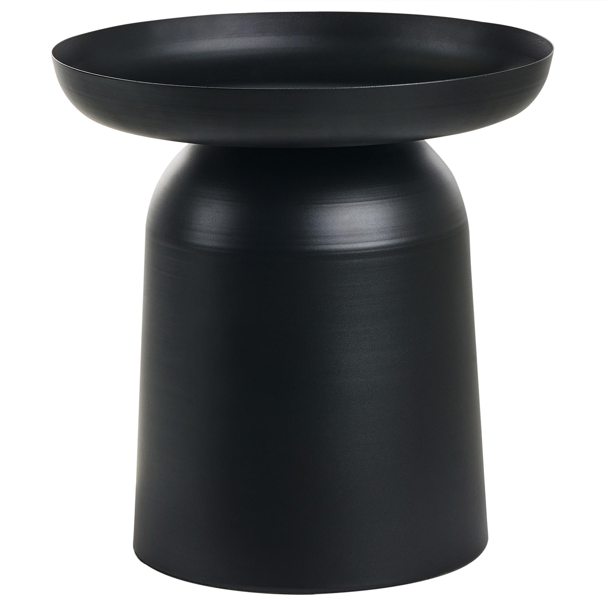 BEISTELLTISCH Metall Schwarz Torrens - Schwarz, Metall (45/45/46cm) - Beliani