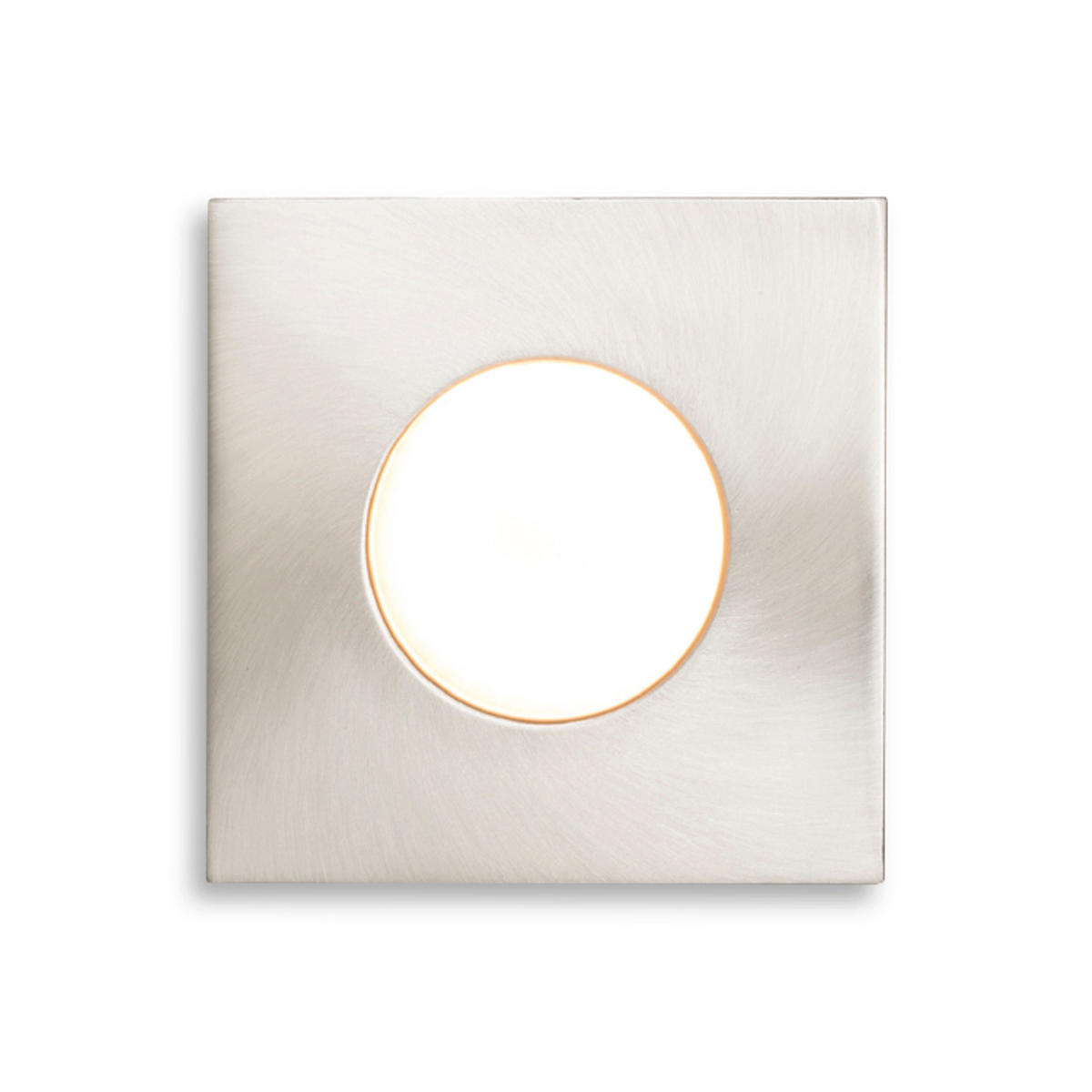 EINBAULEUCHTE SPLASH SQ Mattnickel 8 W IP65 - Nickelfarben, Metall (83/83/4cm) - Rendl