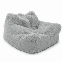 SITZSACK Mammoth flauschig - Hellgrau, Textil (60/50/70cm) - MeowBaby