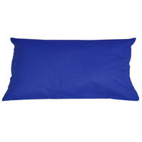 KISSENBEZUG Basic 100% Baumwolle royal 80/40 cm - Blau, Textil (40/80cm) - beties Heimtextil