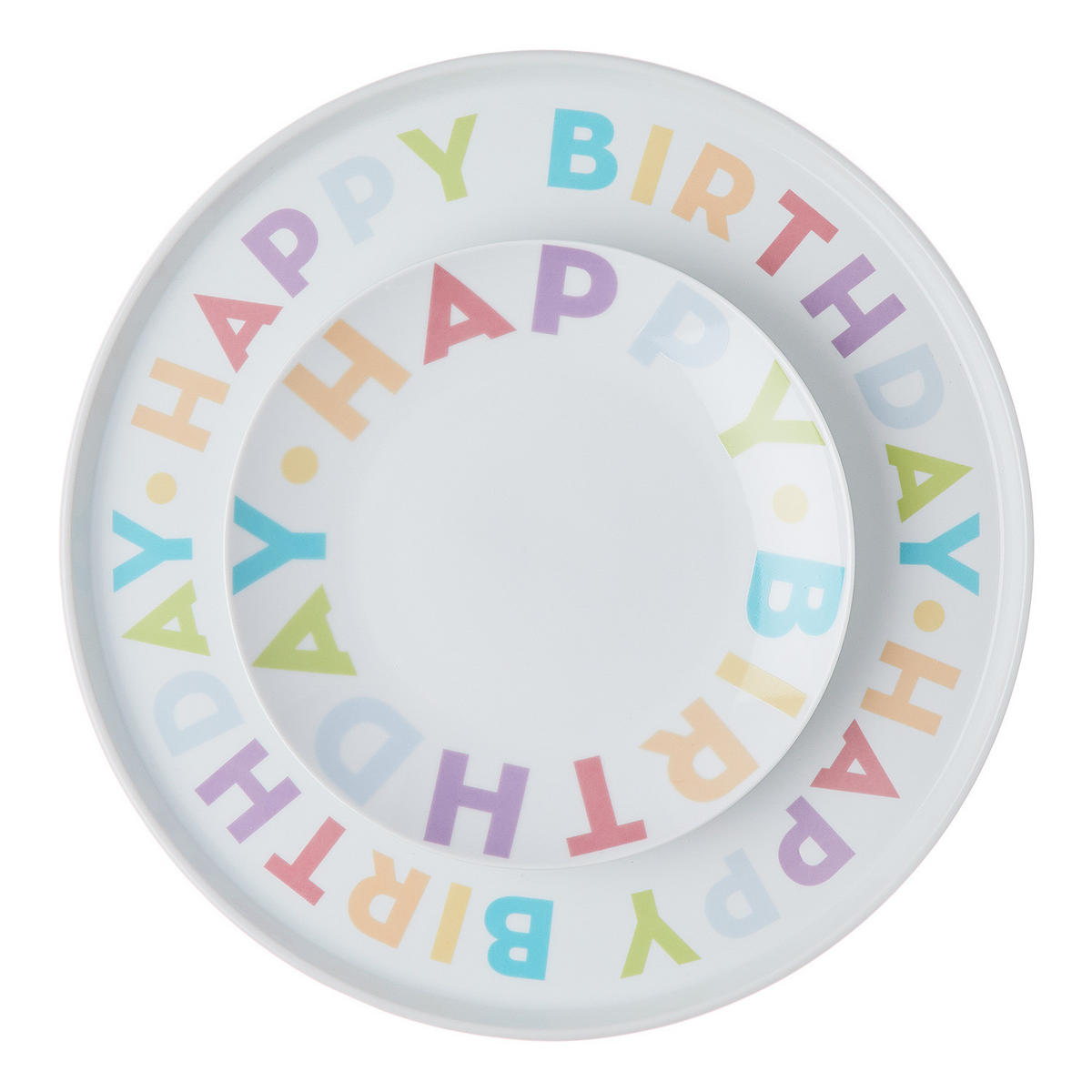 KUCHENPLATTE Happy Birthday - Multicolor, Keramik (32/1.5/32cm) - Butlers
