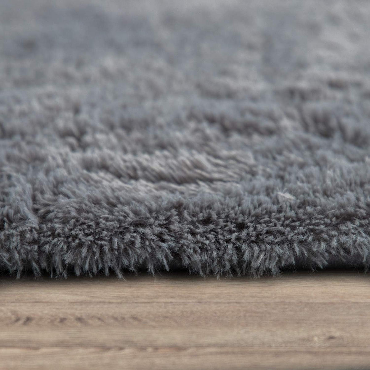 HOCHFLORTEPPICH 140/200 cm Silky 591 - Grau, Textil (140/200cm) - Paco Home