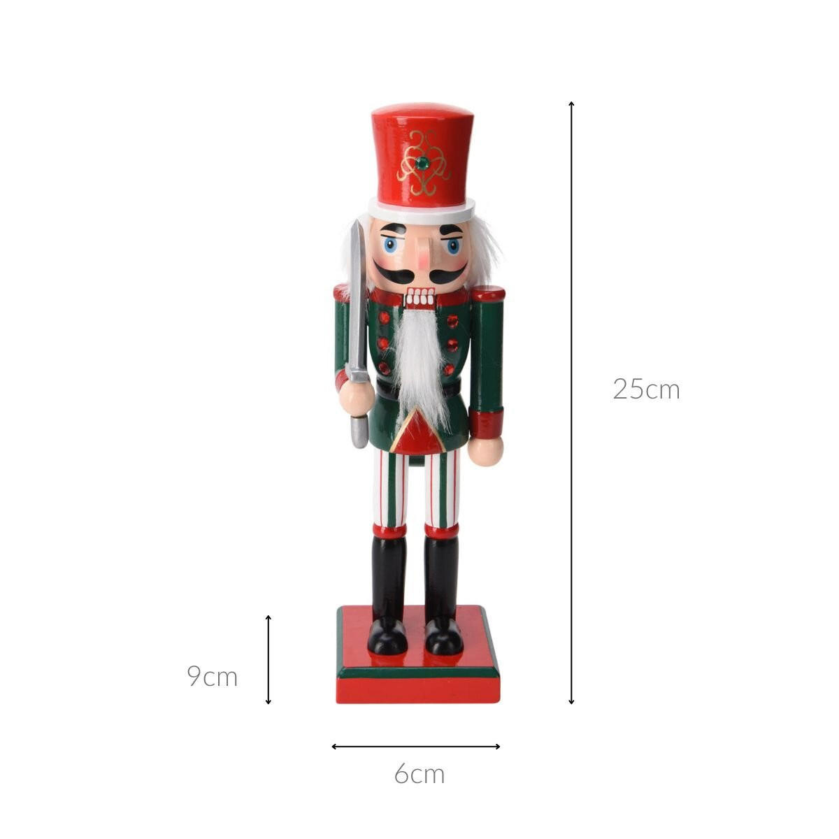 NUSSKNACKER Kiefernholz 25 cm - Multicolor, Holz (6/25/9cm) - Home Styling Collection