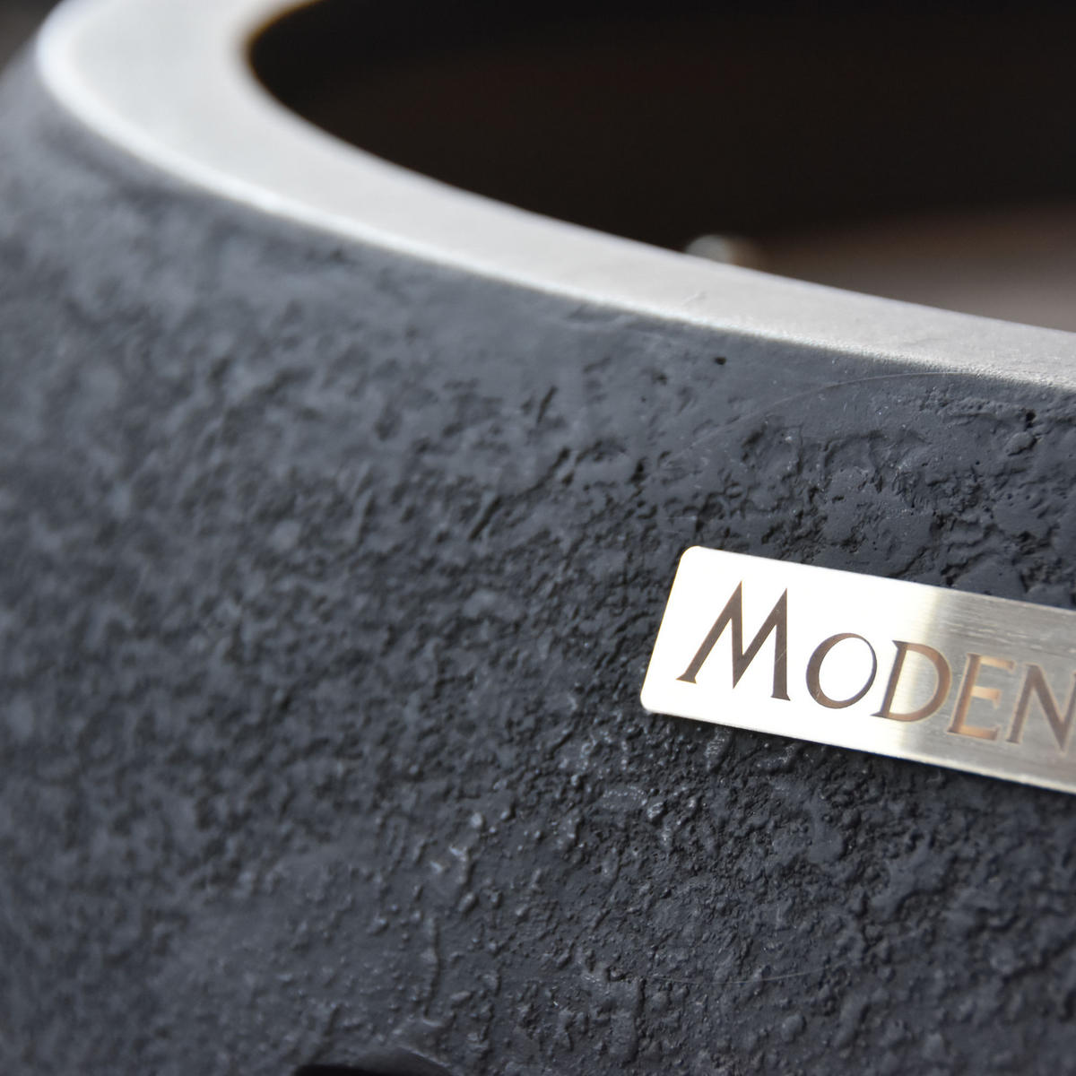 FEUERTISCH York Gasfeuerstelle aus GF-Beton 68/68/36 cm - Schwarz, Naturmaterialien/Stein (68/36/68cm) - Elementi