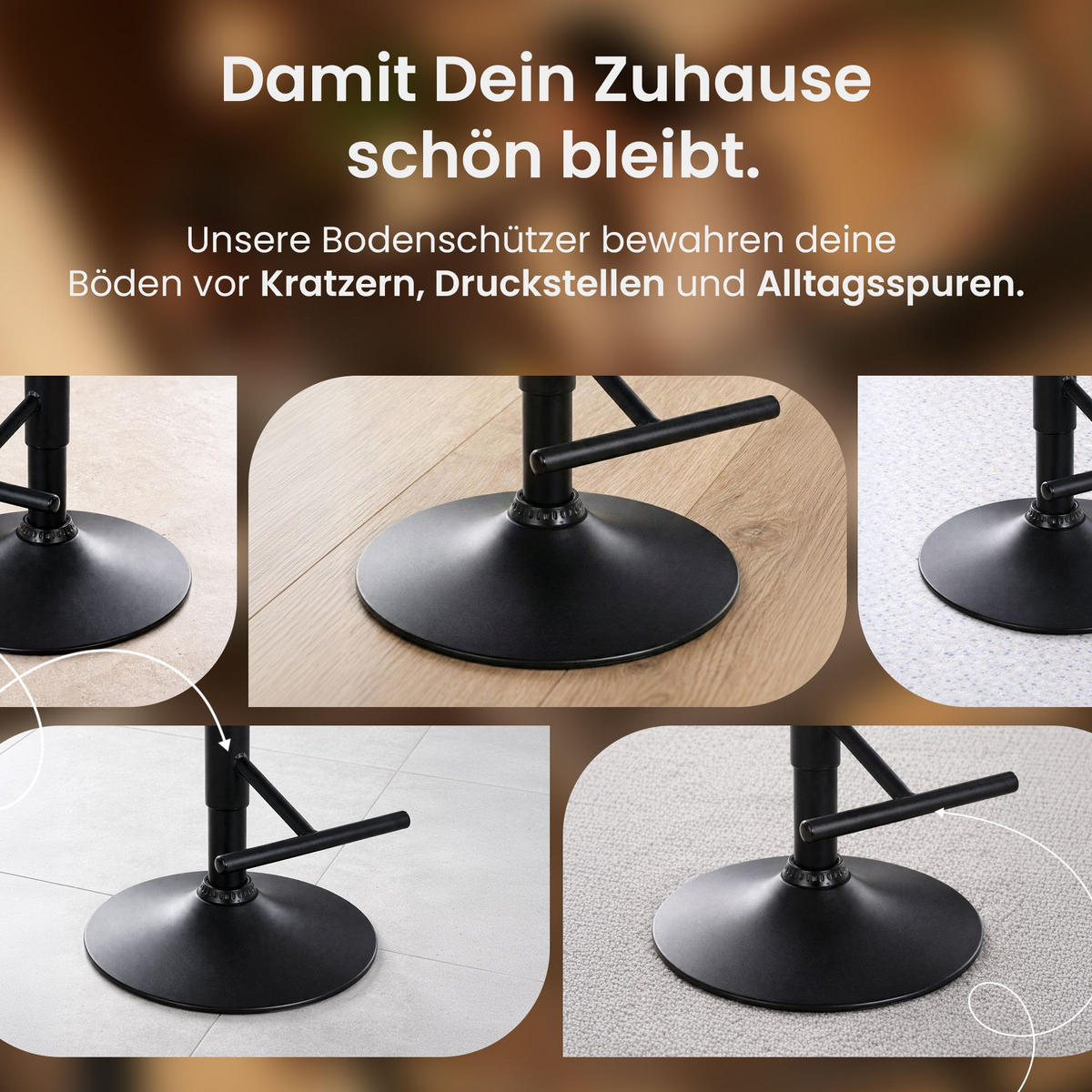BARHOCKER 2 Samt Blau - Blau/Schwarz, Textil/Metall (60/93/56cm) - CLP