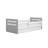 KINDERBETT Tomi MIX mit Schublade und Matratze 90/65/144 - Grau, Holzwerkstoff (80/140cm) - RAUMHIRSCH FURNITURE
